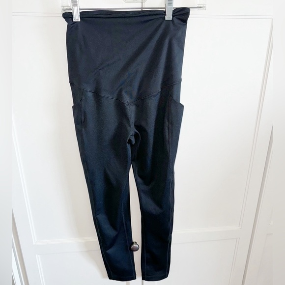 Z By Zella Maternity Leggings Over the Bump Black XSmall - Picture 4 of 12